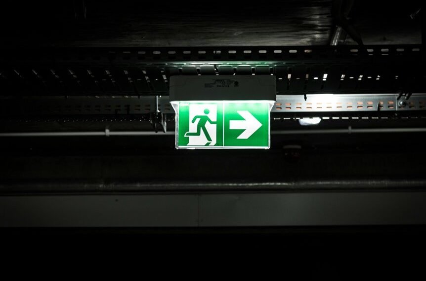 exit sign mat guide