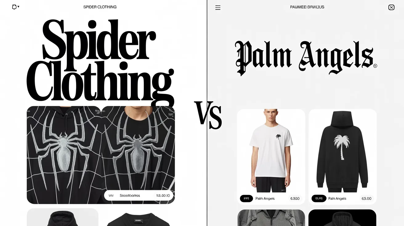 Spider Clothing Website Vs Palm Angels: Streetwear Style & Buying Insight